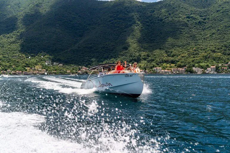 Group event aboard the luxury Don Amon boat in Montenegro waters Group event aboard the luxury Don Amon boat in Montenegro waters